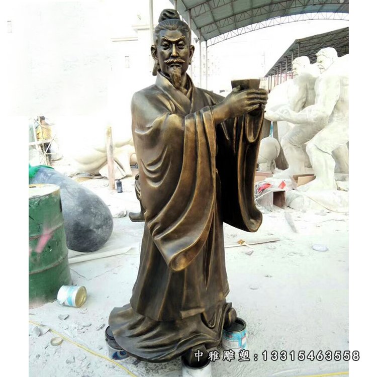 铸铜历史刘邦雕像