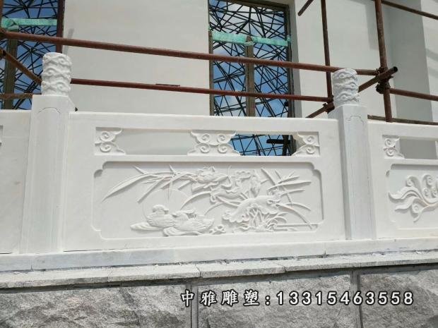 青石雕刻栏板 石雕广场景观雕塑 (5)