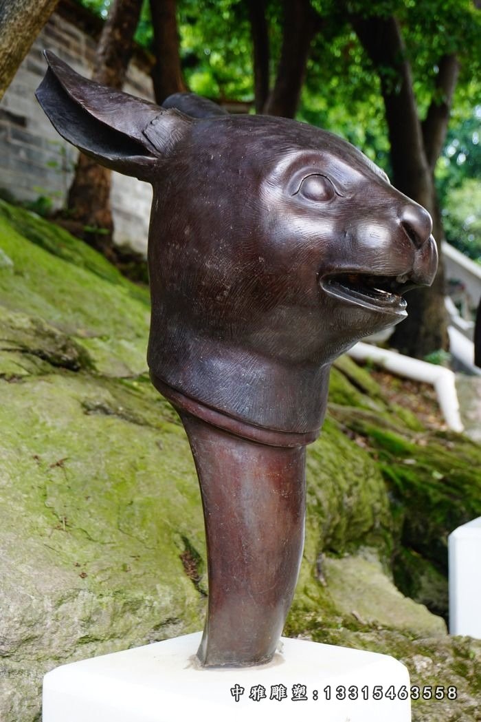 12生肖兽首铜雕（1）