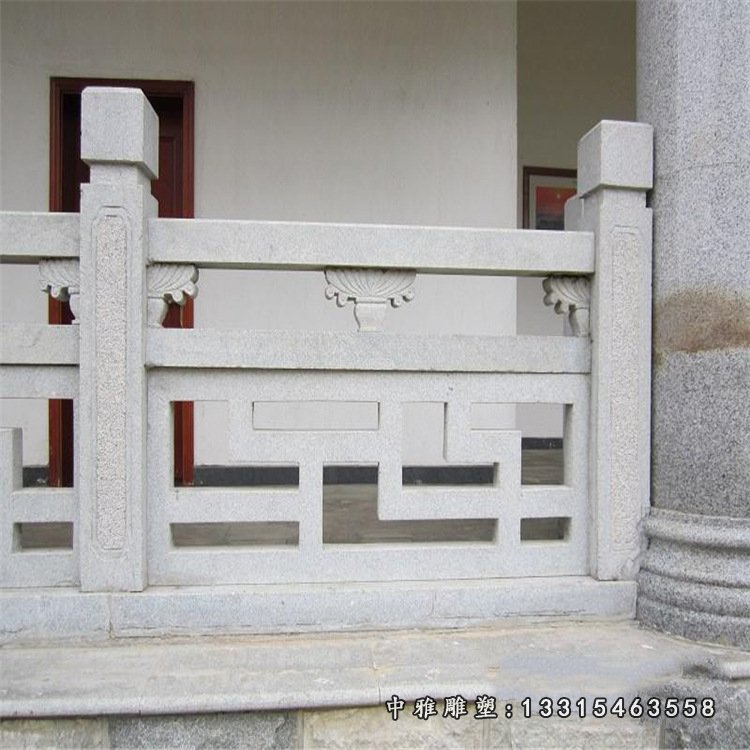 厂家直销大桥小区公园花岗岩石雕栏杆 广场升旗台石栏杆可定做6905