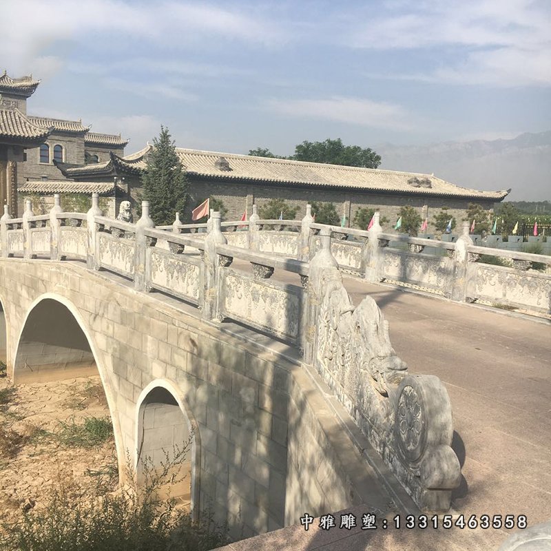 青石仿古栏板，石桥栏板