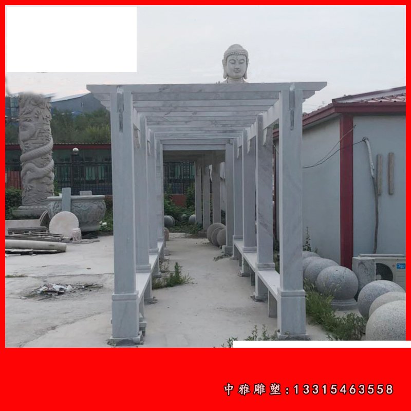 大理石走廊 石雕公园景观雕塑