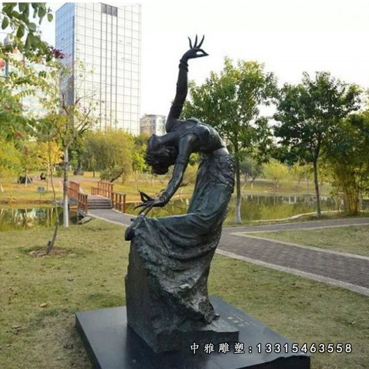 铸造美人鱼河边铜雕美人鱼