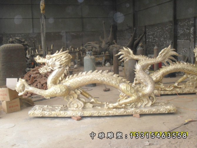 铜雕龙，动物铜雕 (6)