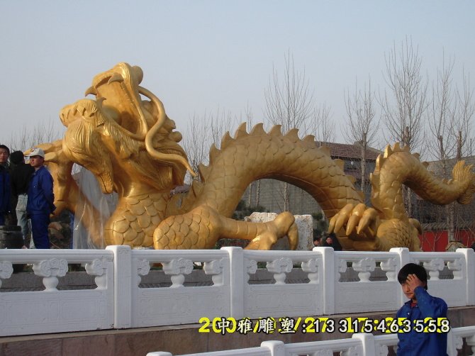 铜雕龙，广场龙雕塑