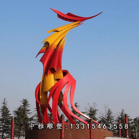 厂家定制不锈钢雕塑 玻璃钢雕塑大型商场公园美陈大型摆件11703