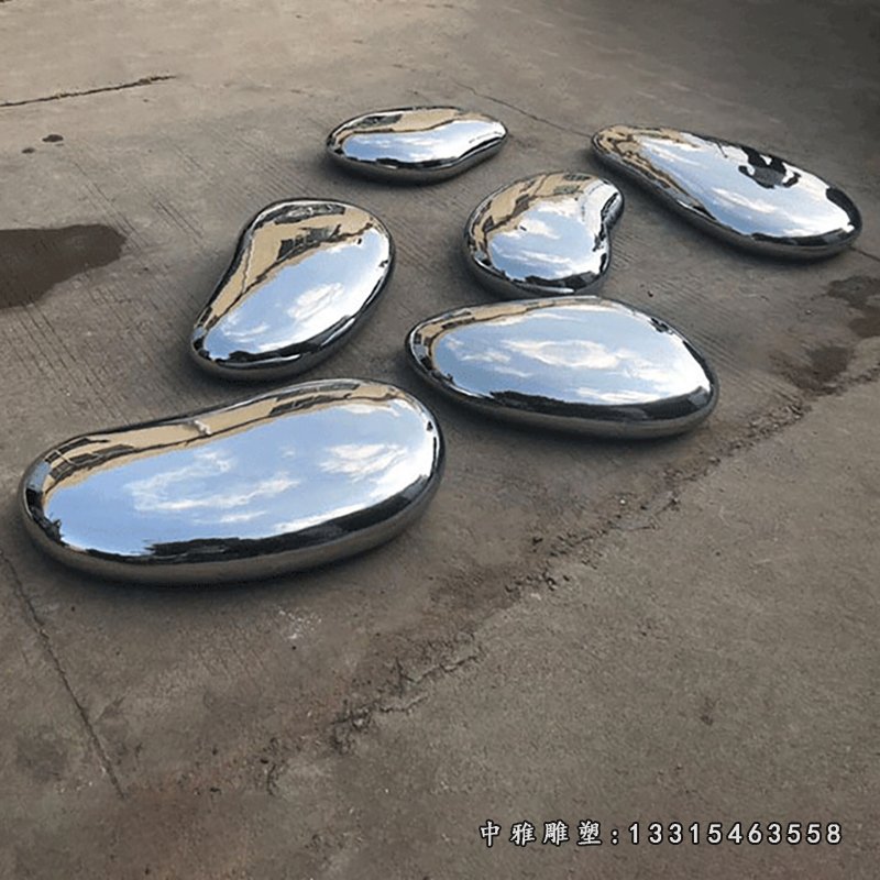 不锈钢水滴雕塑，公园景观雕塑