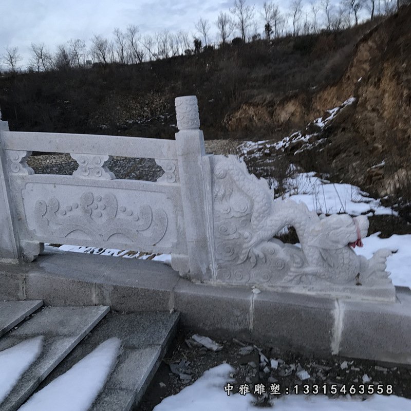 大桥石栏杆石雕青石栏板 大理石栏杆河道景区广场户外花岗岩护栏7455