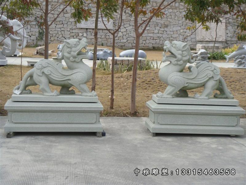 青石石狮子 看门镇宅石雕