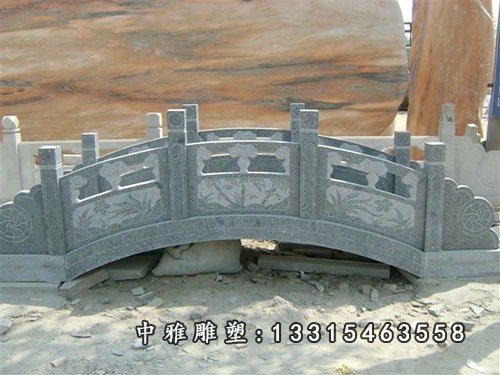 石雕桥，大理石石头桥雕塑