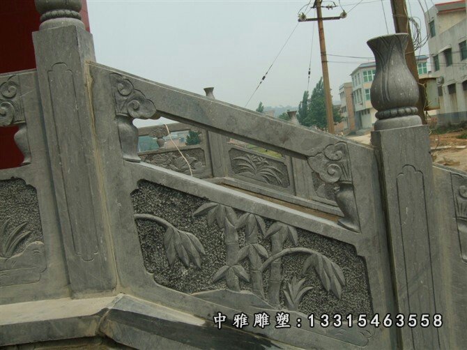 青石栏板，石雕栏板栏杆 (14)