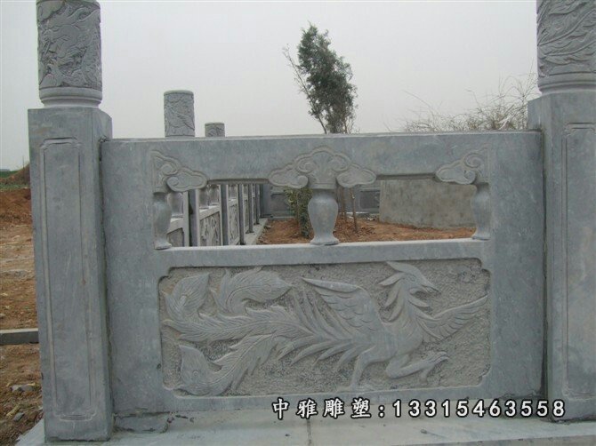 青石栏板，石雕栏板栏杆 (13)