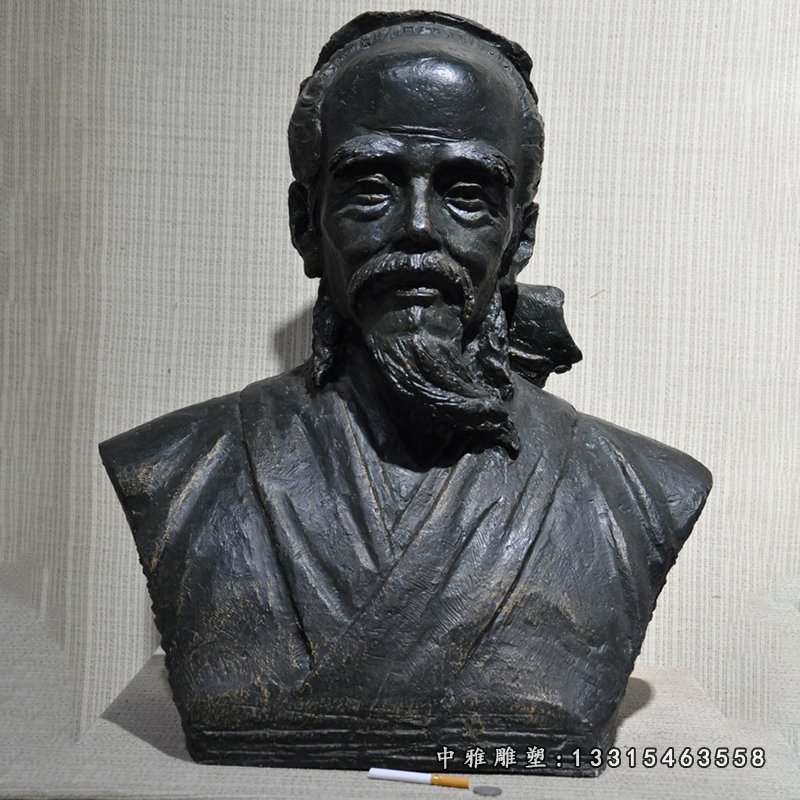 华佗铜雕 (3)