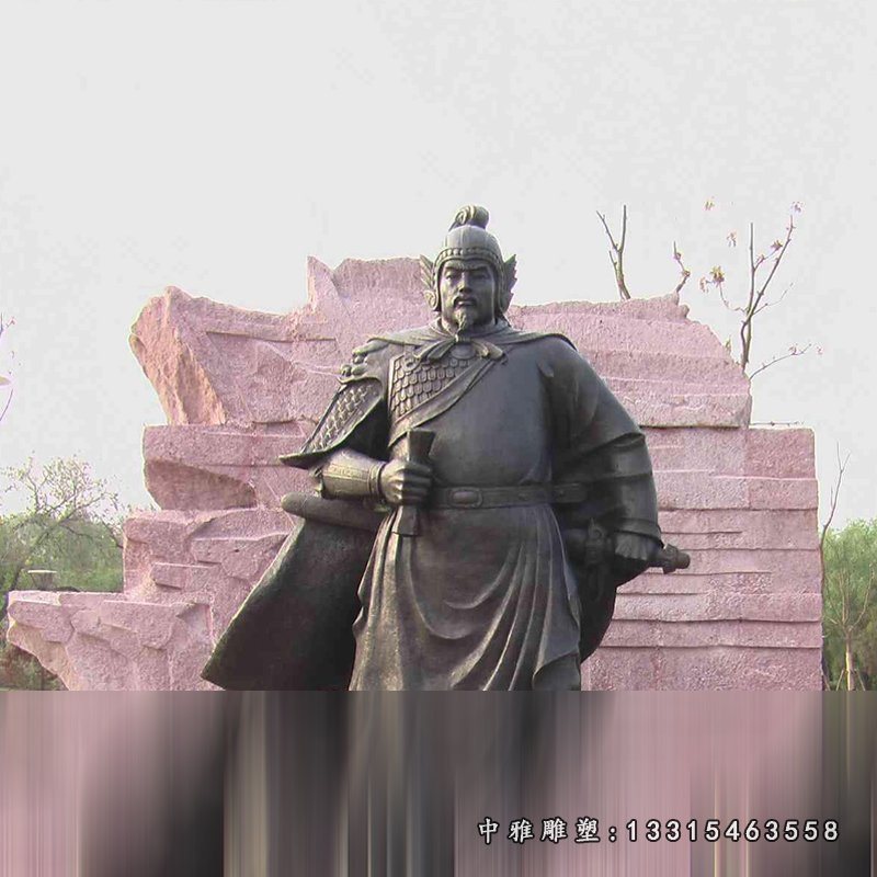 军事将领郑成功铜雕（2）