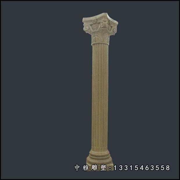 砂岩罗马柱，欧式石雕柱子 (1)