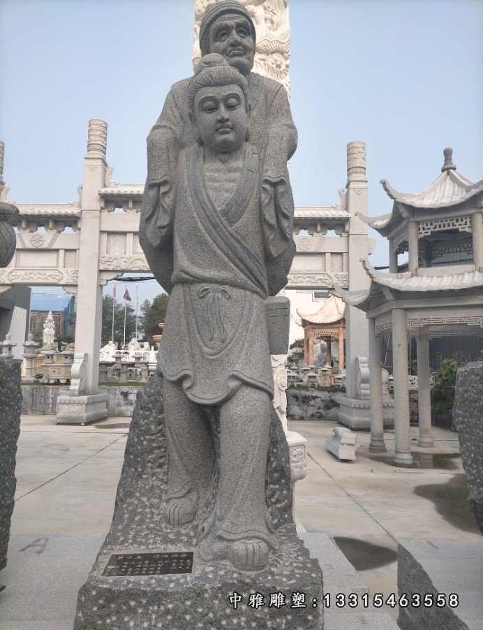 户外24孝古代人物成语典故石雕 (4)