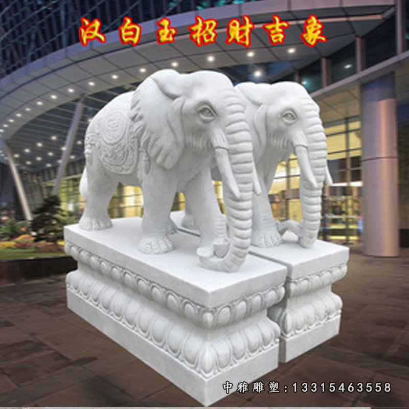 汉白玉狮子石雕动物雕塑户外庭院门口汉白玉石雕狮子摆件9616