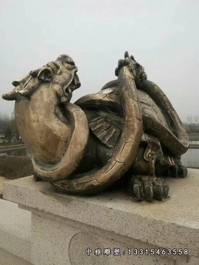 龙龟铜雕，铸铜龙龟雕塑 (8)