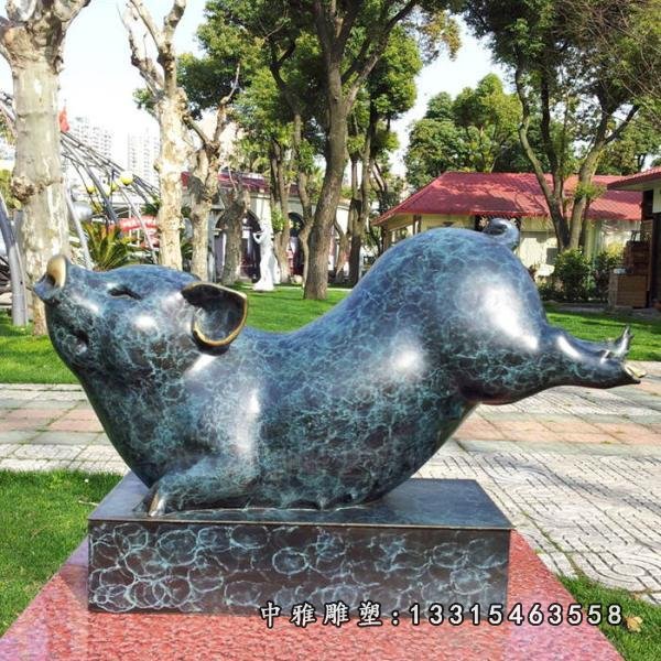 青铜十二生肖猪