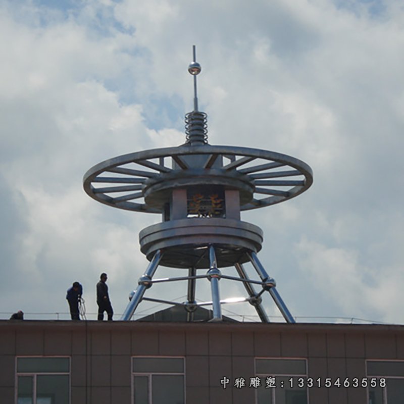 不锈钢避雷针，避雷针造型雕塑 (3)